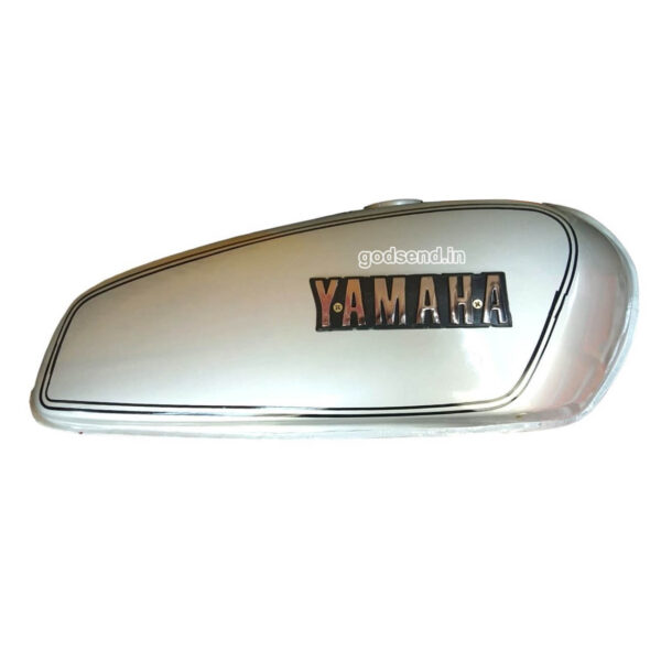 Godsend Yamaha RX 100 Petrol Tank Price RX100 Fuel Tank Silver Colour